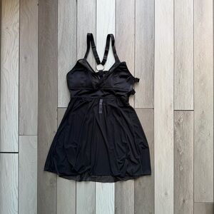 Coquette Caged Back Mesh Babydoll Chemise